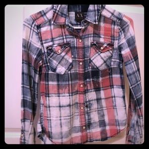 Flannel long sleeve shirt